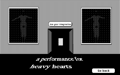 Image of a black and white corridor